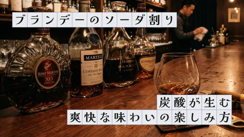 ブランデーのソーダ割り〜炭酸が生む爽快な味わいの楽しみ方〜