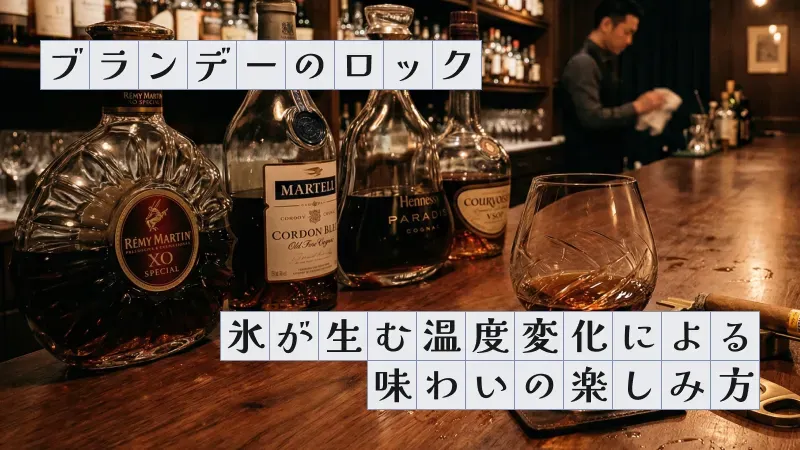 ブランデーのロック〜氷が生む温度変化による味わいの楽しみ方〜