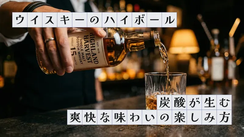 ウイスキーのハイボール〜炭酸が生む爽快な味わいの楽しみ方〜