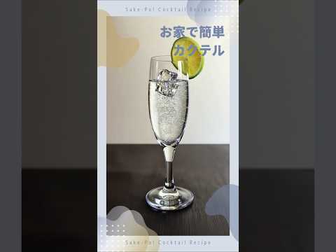 【スプリッツァー】清涼感のある軽やかでフルーティーな酸味【#お家で簡単カクテル】