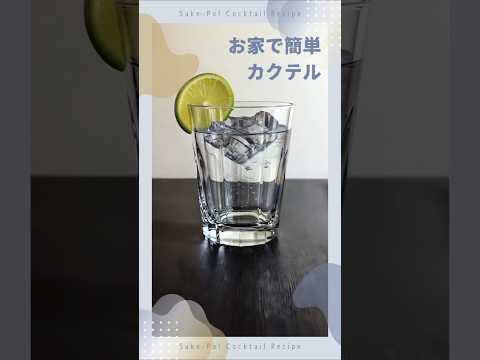 お家で簡単カクテル～ジントニック～