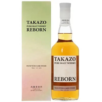 TAKAZO PURE MALT WHISKY REBORN PLUM WINE CASK FINISH