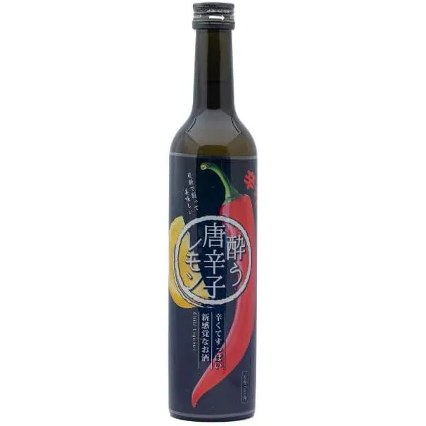 唐辛子のリキュール 酔う唐辛子レモン