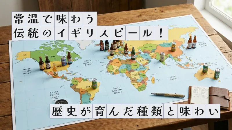 常温で味わう伝統のイギリスビール！歴史が育んだ種類と味わい