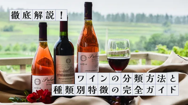 徹底解説！ワインの分類方法と種類別特徴の完全ガイド