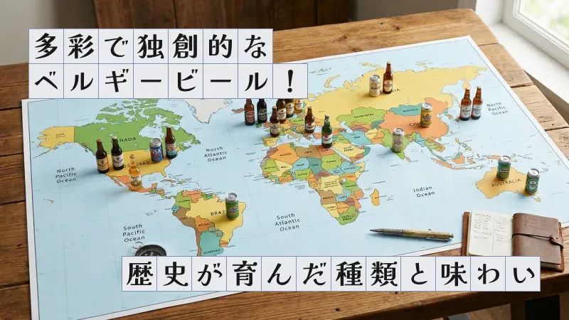 多彩で独創的なベルギービール！歴史が育んだ種類と味わい